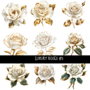 Luxury Roses - UV DTF Decal sheets