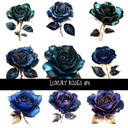 Luxury Roses - UV DTF Decal sheets