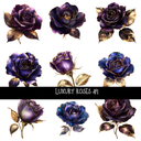 Luxury Roses - UV DTF Decal sheets