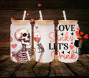 Love Stinks- Let's Drink- UV DTF 160z Libbey Wrap