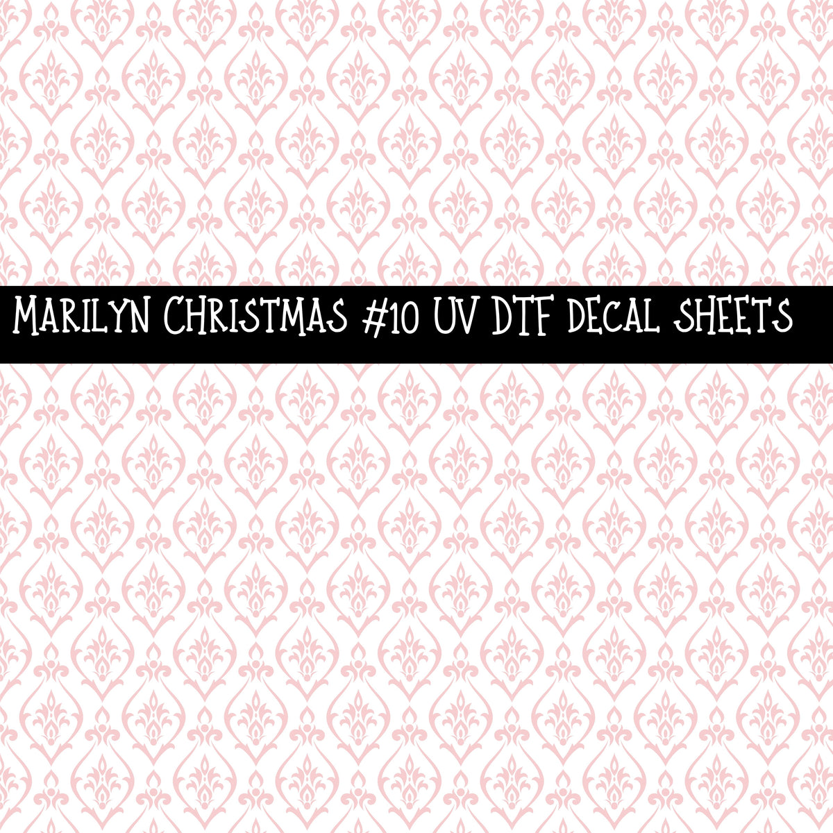 Marilyn Christmas UV DTF Decal sheets 10 Designs available