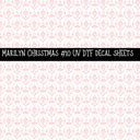 Marilyn Christmas UV DTF Decal sheets 10 Designs available