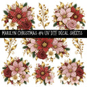 Marilyn Christmas UV DTF Decal sheets 10 Designs available
