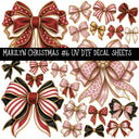 Marilyn Christmas UV DTF Decal sheets 10 Designs available