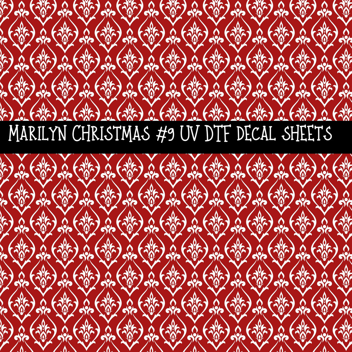 Marilyn Christmas UV DTF Decal sheets 10 Designs available