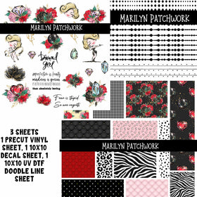 Marilyn Doodle Patchwork Set