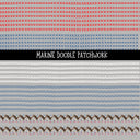 Marine Doodle Patchwork Set