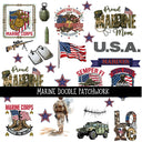 Marine Doodle Patchwork Set