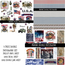 Marine Doodle Patchwork Set