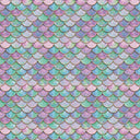 Pastel Mermaid Scales - Adhesive Vinyl