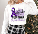 In November we wear purple DTF Transfers