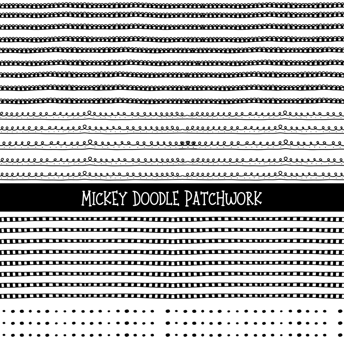 Mick Doodle Patchwork Set