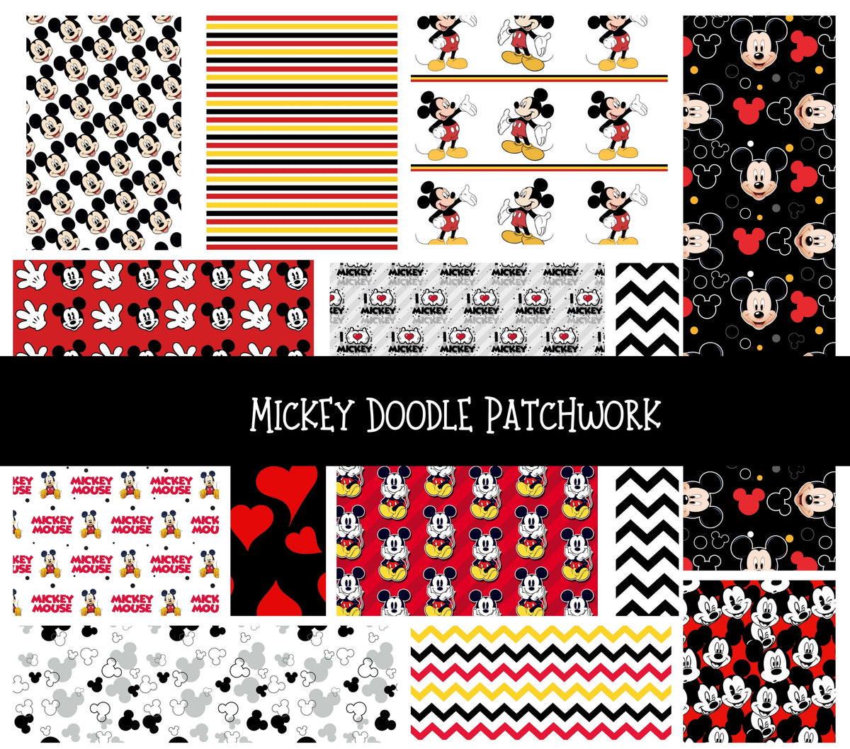 Mick Doodle Patchwork Set