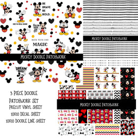 Mick Doodle Patchwork Set