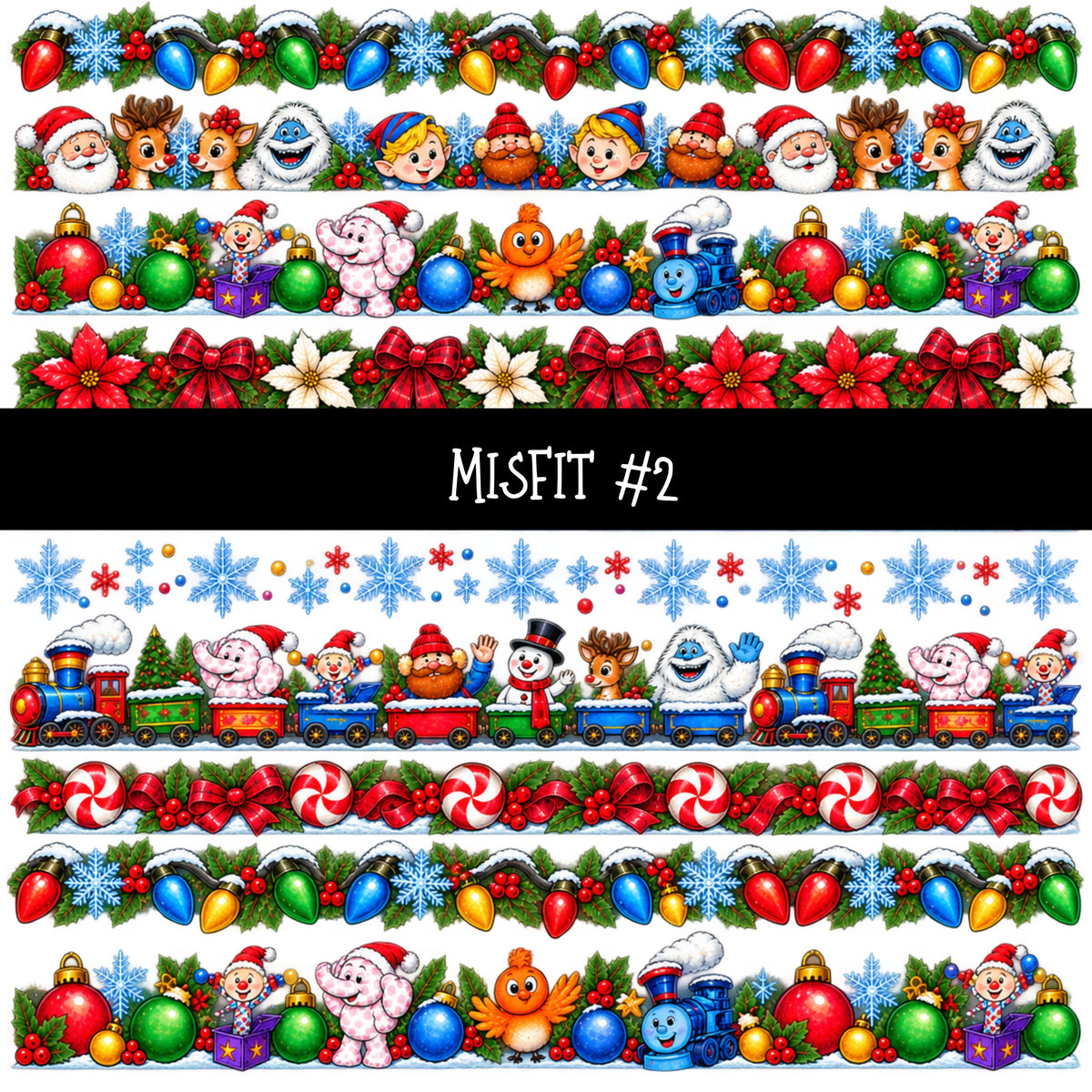Misfit UV DTF Decal sheets 3 designs available