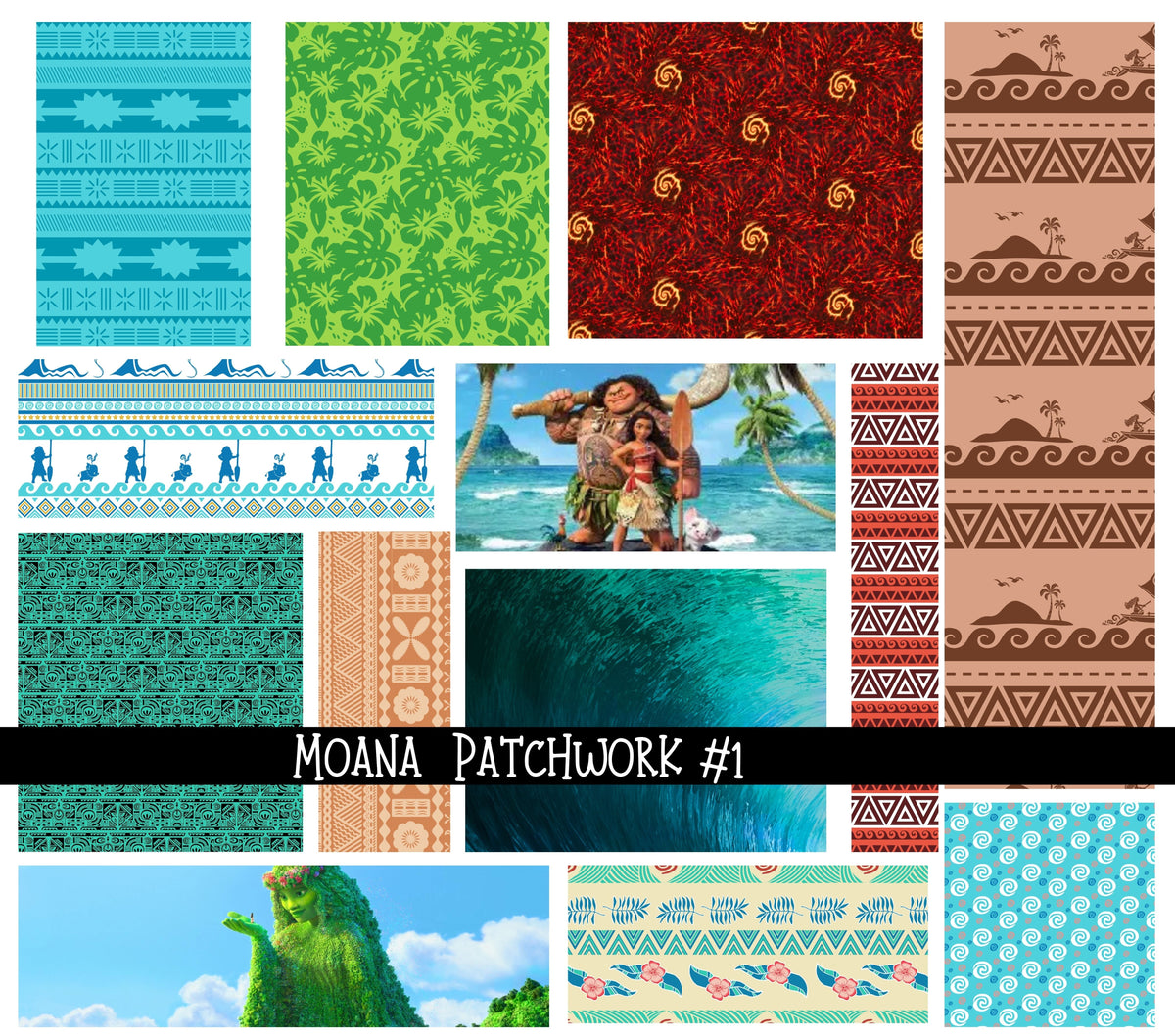 Moana Doodle Patchwork