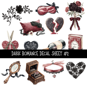 Dark Romance - UV DTF Decal sheet (2 variants)