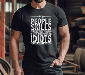 My tolerance for  idiots DTF Transfers