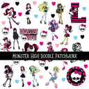 Monster High Doodle Patchwork Set