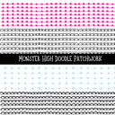 Monster High Doodle Patchwork Set