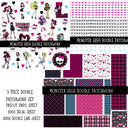Monster High Doodle Patchwork Set
