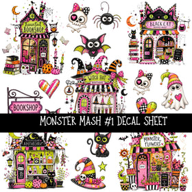 Monster Mash Decal sheets 4 designs available