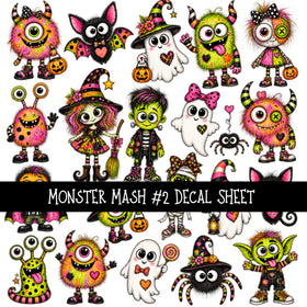 Monster Mash Decal sheets 4 designs available