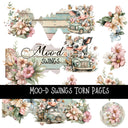 Moo-d Swings Torn Pages UV DTF Decal sheets