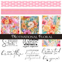 Motivational Floral UV DTF Decal Sheets