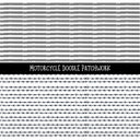 Motorcycle Doodle Patchwork Set