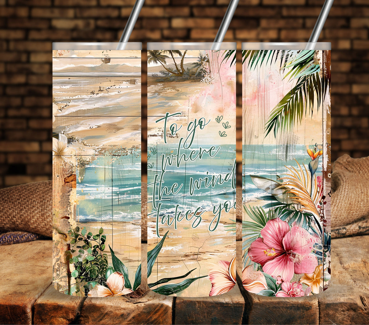 To go where the wind takes you vinyl tumbler wraps