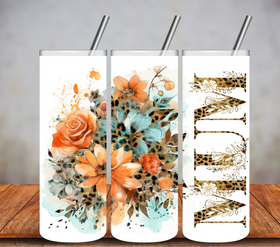Leopard Floral Mom/Grandma Wraps- 16 Designs
