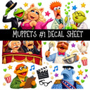 Muppets UV DTF Decal sheets 8 Designs available