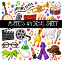Muppets UV DTF Decal sheets 8 Designs available
