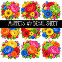 Muppets UV DTF Decal sheets 8 Designs available