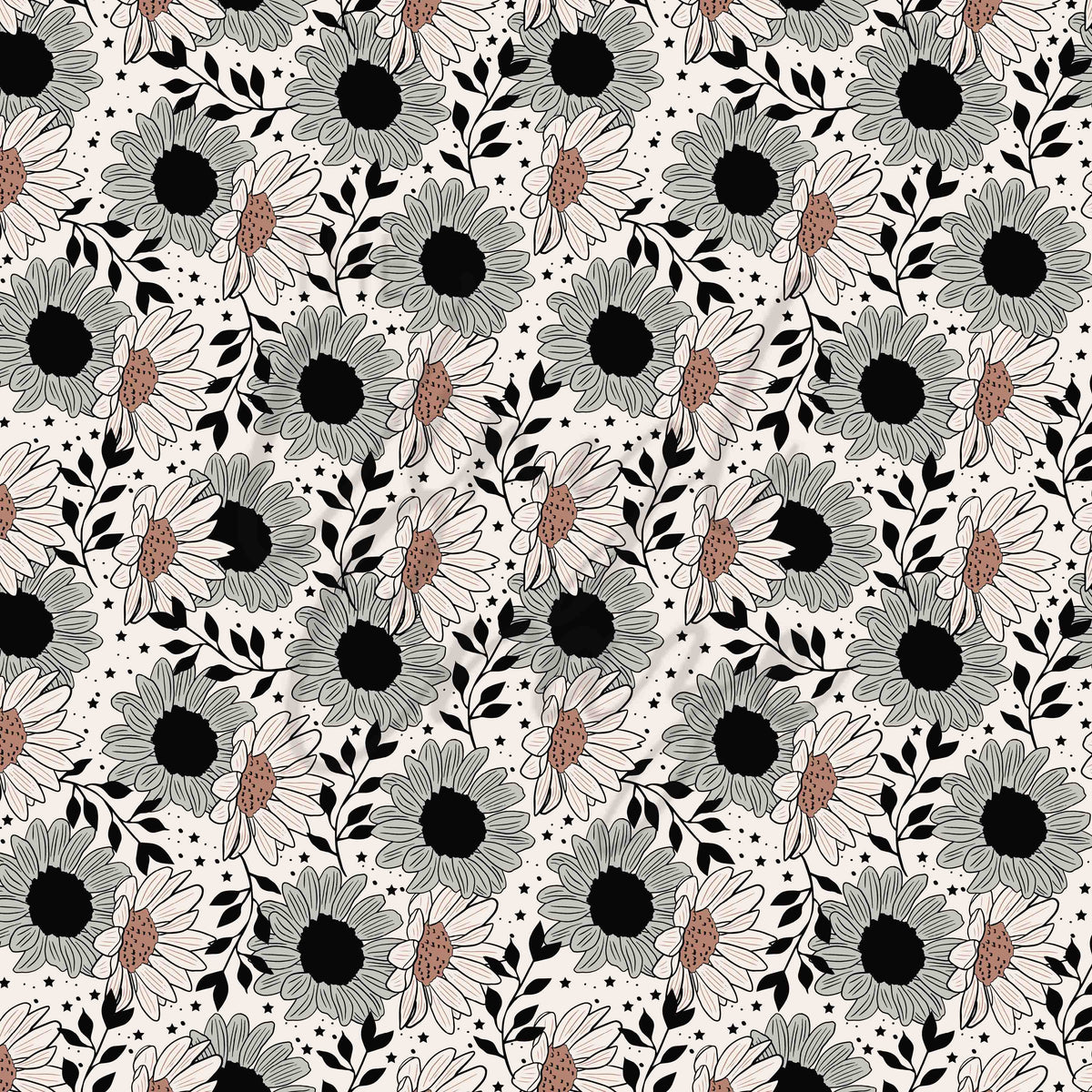 Muted Sunflowers Adhesive Vinyl