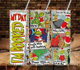 My Day I'm Booked vinyl tumbler wraps