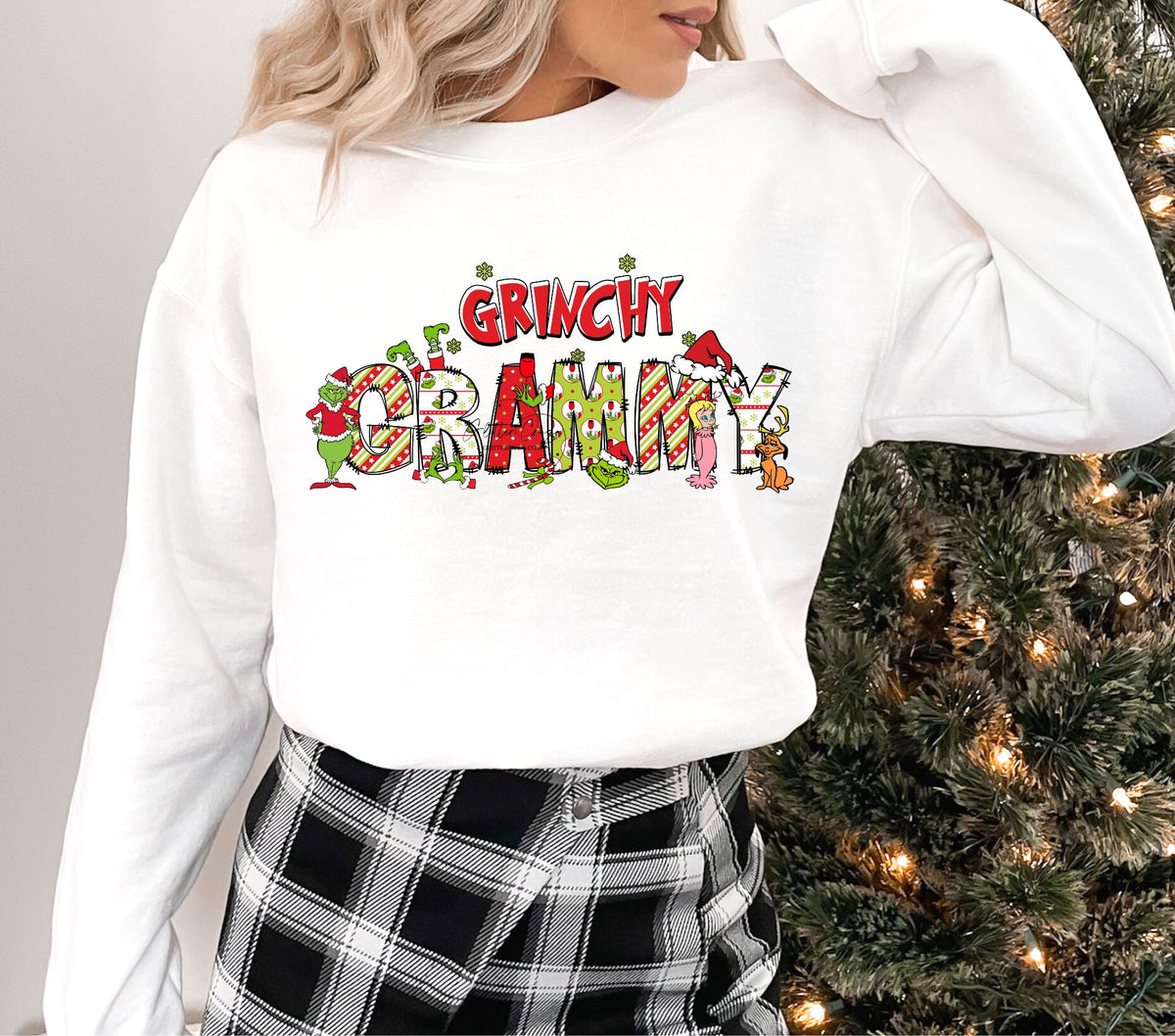 Grinchy Grammy DTF Transfers