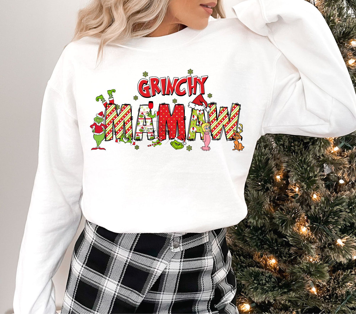 Grinchy Mamaw DTF Transfers