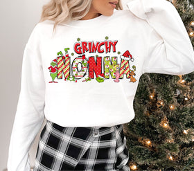 Grinchy Nonna DTF Transfers