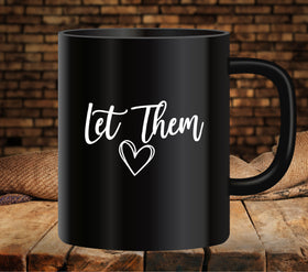 Let Them heart UV DTF Decals