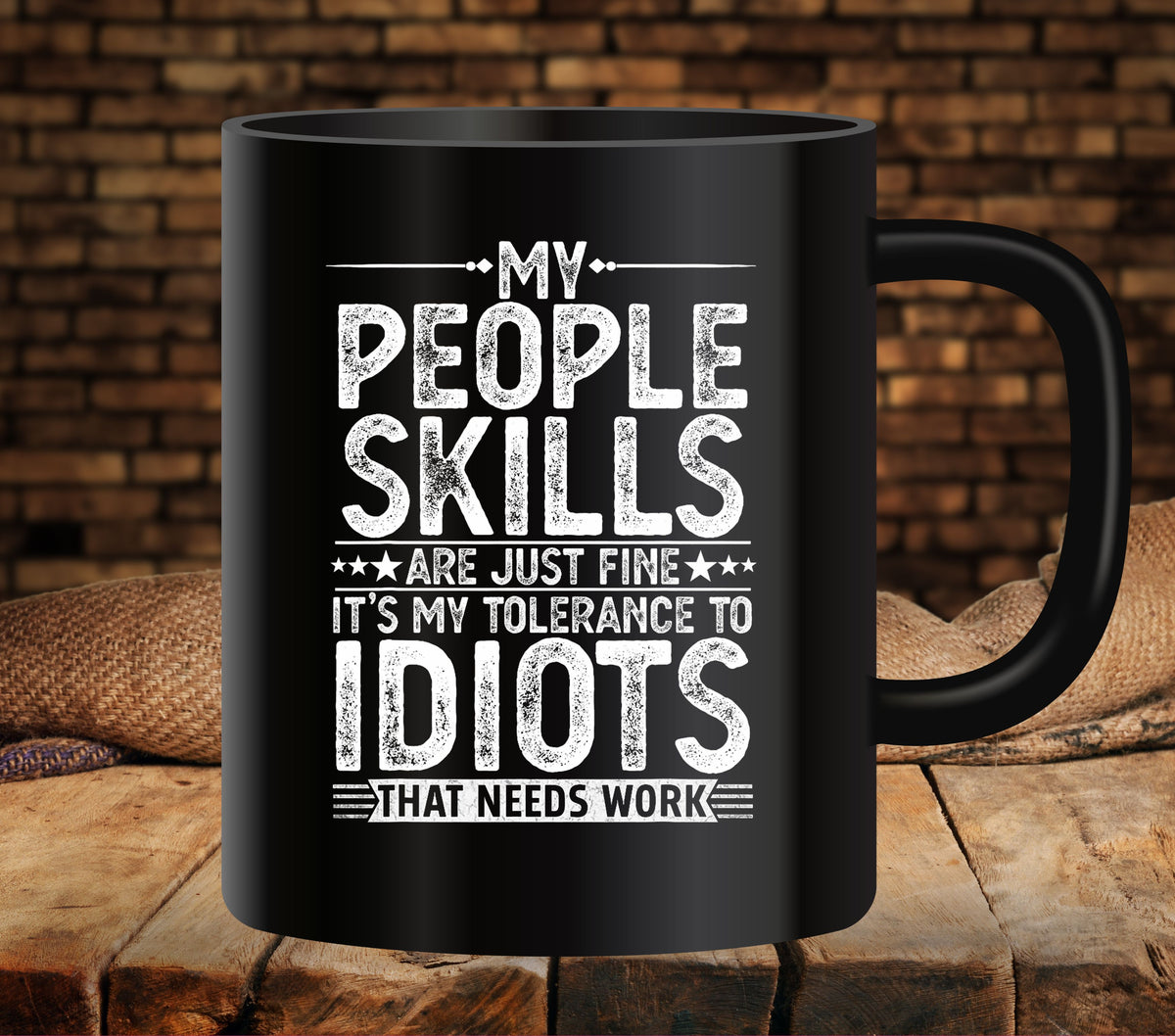 My tolerance for idiots UV DTF Decals