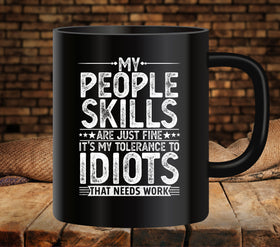 My tolerance for idiots UV DTF Decals