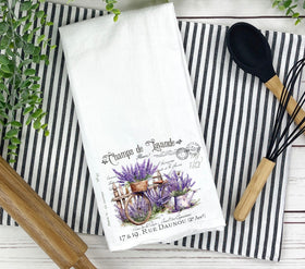 Lavender DTF Transfers for pillows and towels