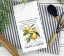 Lemons DTF Transfers for pillows and towels
