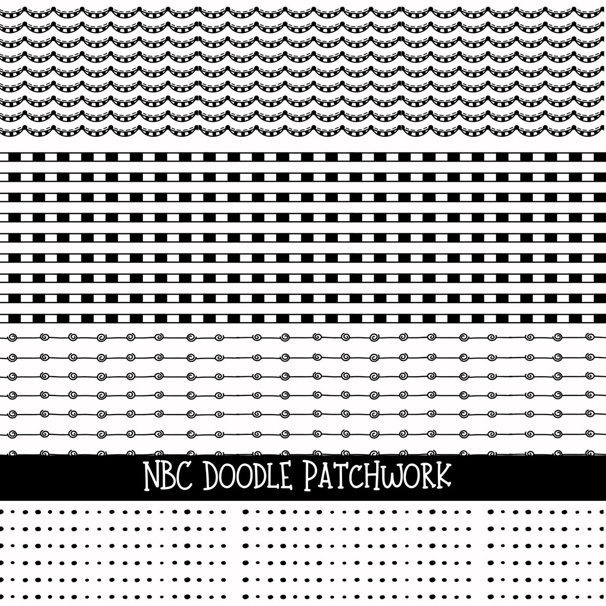 NBC Doodle Patchwork Set