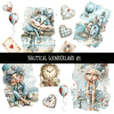 Nautical Wonderland UV DTF Decal sheets 5 design sheets available