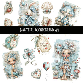 Nautical Wonderland UV DTF Decal sheets 5 design sheets available