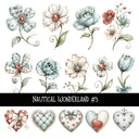 Nautical Wonderland UV DTF Decal sheets 5 design sheets available