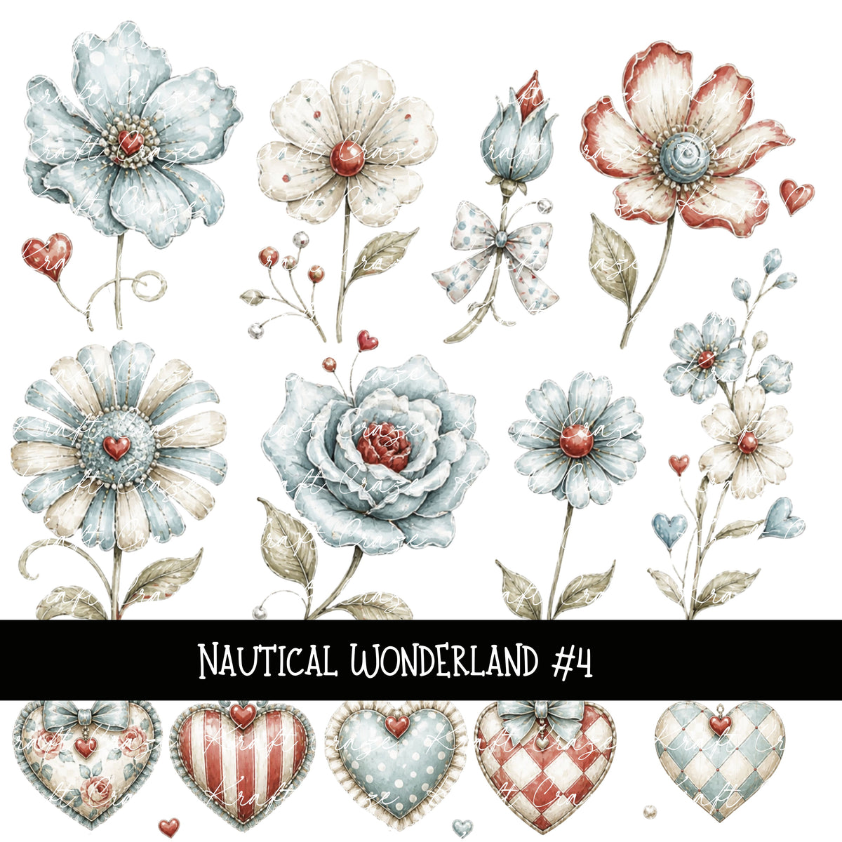 Nautical Wonderland UV DTF Decal sheets 5 design sheets available